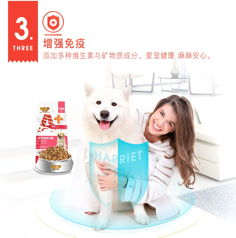 Thức ăn cho chó Hairuite Teddy VIP Jinmaosamo chó con thức ăn cho chó nói chung A + thịt tươi 1 kg - Chó Staples thức ăn cho chó royal canin