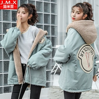 Пуховик для школьников, утепленная бархатная куртка, коллекция 2021, для средней школы, в корейском стиле