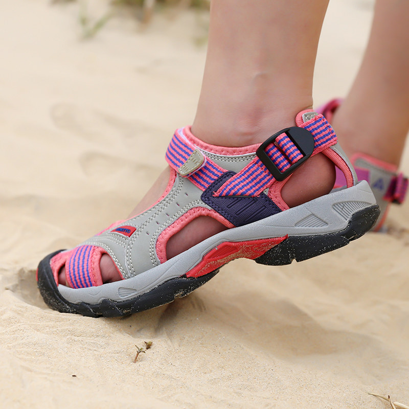 Humvee Outdoor Sandals Women's Summer Baotou Beach Shoe Speed Dry Couple Travel Hiking Mountaineering Involved in Creek Shoes Men