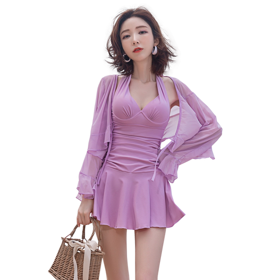 Swimwear women's hot spring one-piece swimsuit