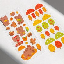 Monthly stationery Korean sticker toppikokins original handbill stickers