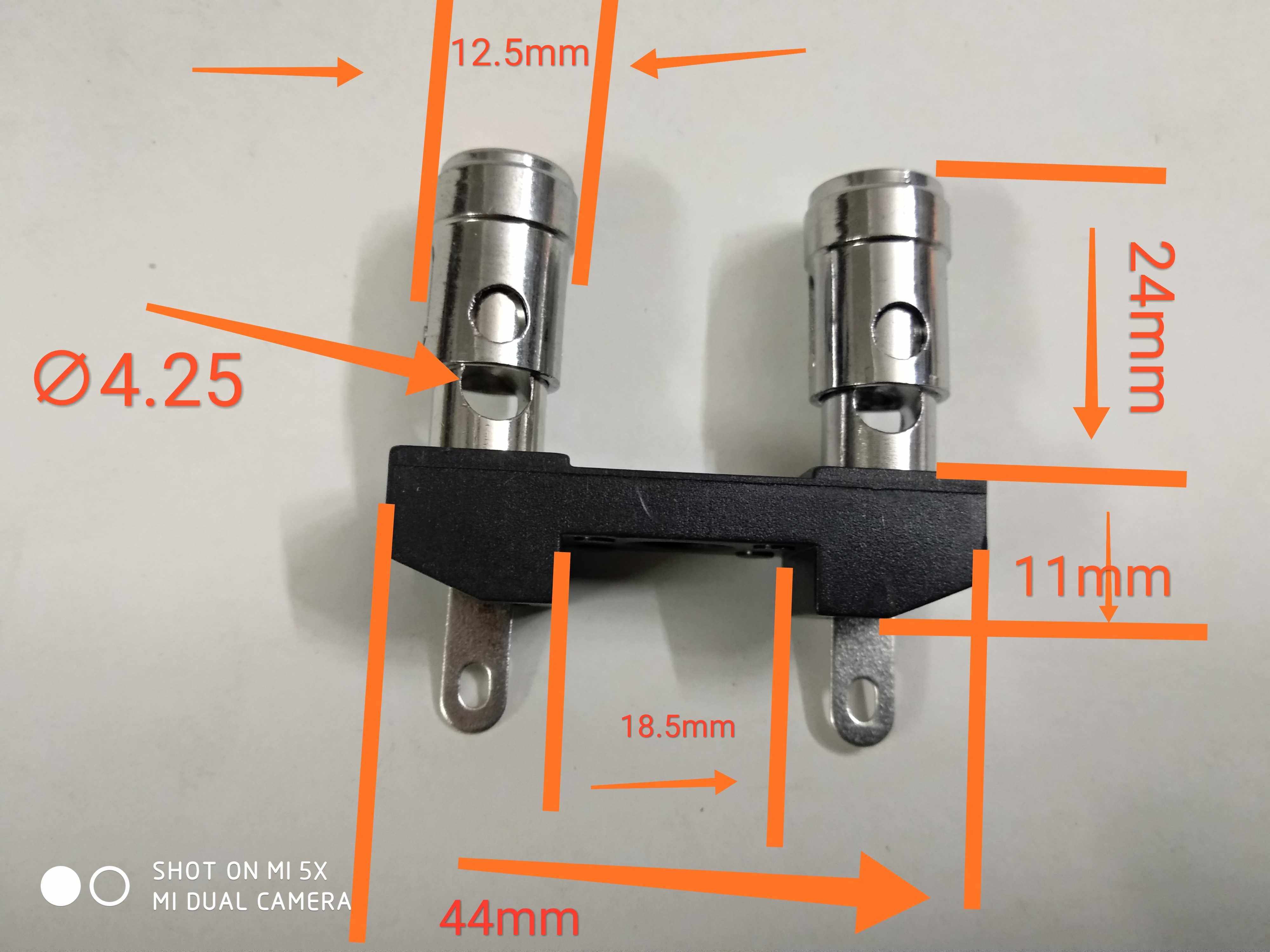 BC horn binding post connected bass press spring column pure copper terminal red and black two high-power binding posts