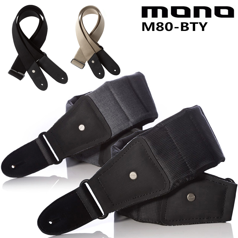 MONO GS-1 guitar strap electric wood folk guitar bass extended thick cotton nylon strap M80
