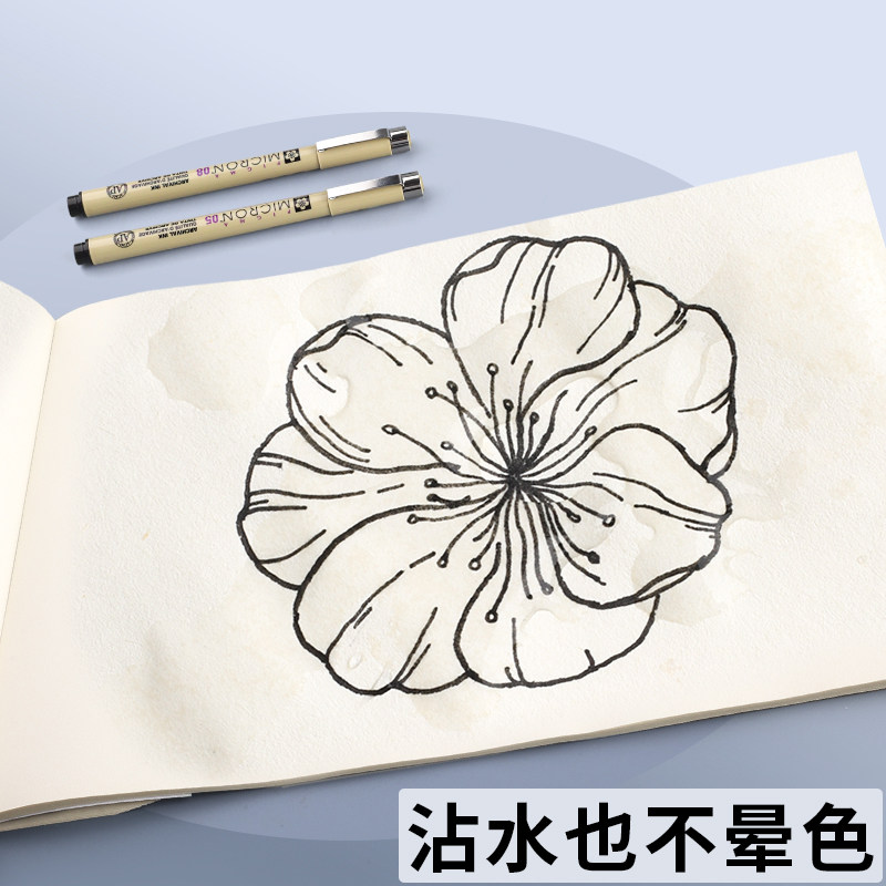Sakura Sakura Brand Fineliner Pen, Needle Tip Pen, Art Drawing Special Pen, Anime Sketch Pen, Hand-Drawn Pen, Outlining Pen, Waterproof Japanese Drawing Manga Outlining Pen, Elementary School Ink Line Pen, Children's Pen