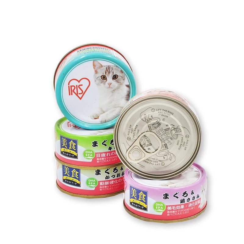 Japanese IRISIRIS Cats Canned Cat Snacks Nutritional Wet Food 100g * 5 Groups