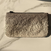 The more you use it the softer it becomes. Fish skin wallet bill bag Hezhe ethnic special gift personal use great gift.