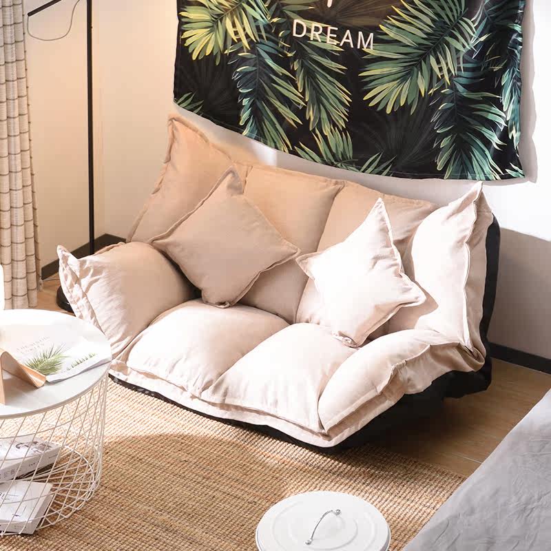 Lazy couch tatami TATAMI FOLDABLE NET RED ON THE GROUND FLOOR MAT STYLE SLOTH SOFA CAN LIE DOWN SLEEPING DOUBLE-TAOBAO