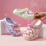 Детские туфли, летние нескользящие милые тапочки для выхода на улицу