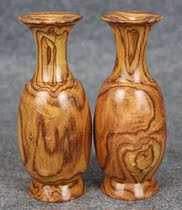 Hainan Yellow Flower Pear Vase Floral Wenki Play Red Wood Craft Wood Carving Swing Piece Decoration Home Furnishing Collection