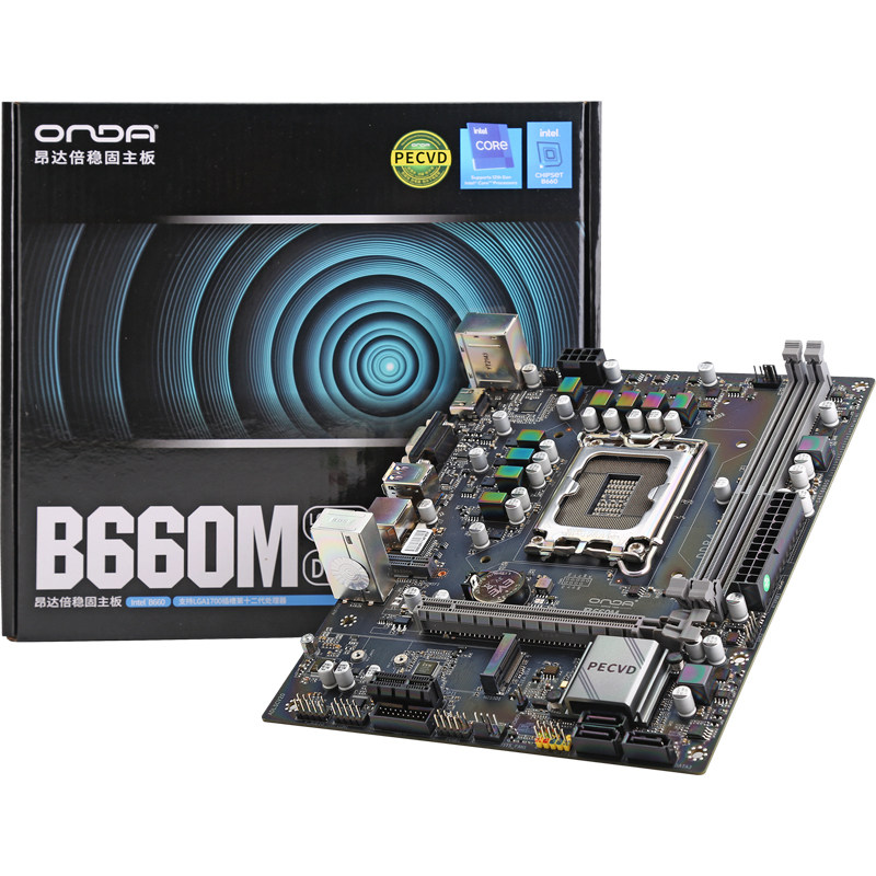 ONDAB660M desktop computer motherboard LGA1700 pin dual channel ddr4 memory support m 2wif