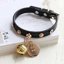 Dog Bell Super sound anti-lost necklace large medium and small dog name collar slip dog leash pet collar