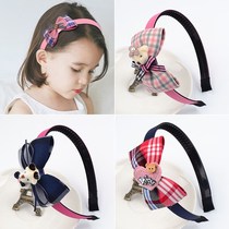 Hoop Childrens clamps with shatterproof hair Non-slip wide edge pressure hair small students close the hair close the Princess girl hair card head