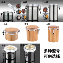 Tobacco moisturizing sealed cans Stainless steel cut tobacco boxes Tea cans Large medium and small bulk cigarettes Tobacco moisture-proof cans