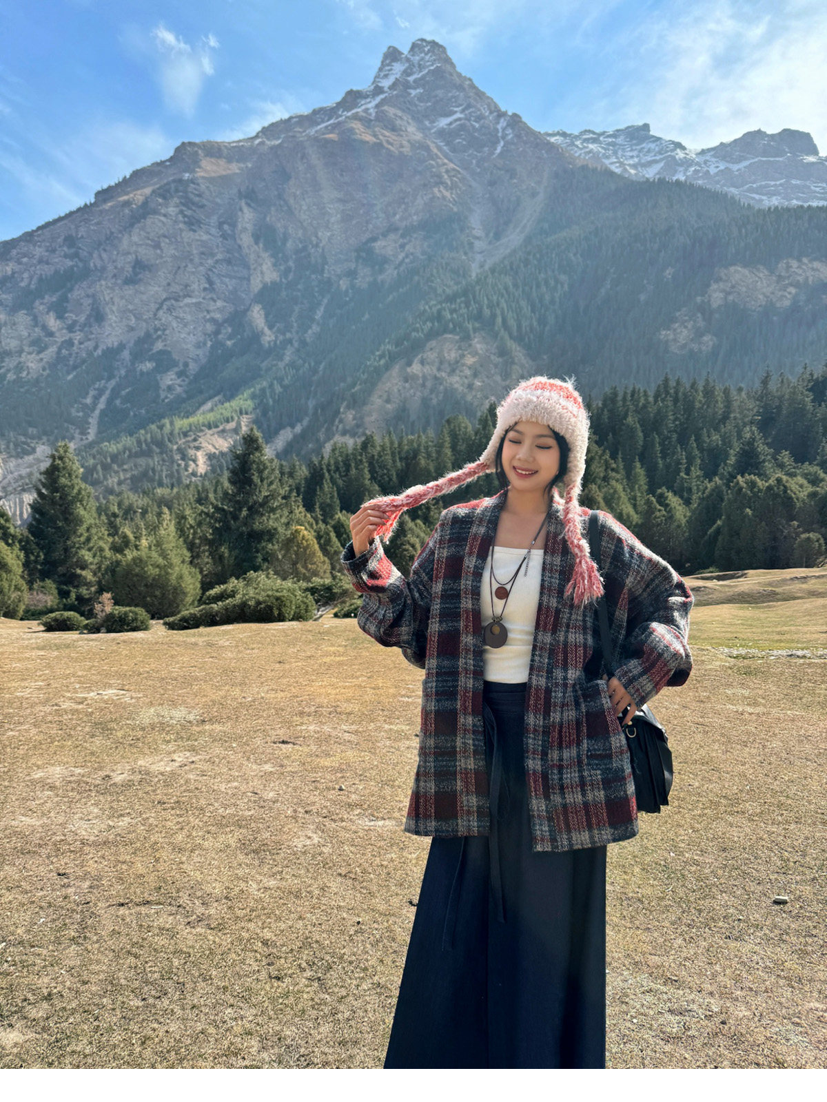 китайский костюм 梦唐记时光线条大码汉服胖mm改良高端加肥加大秋冬飞机袖八破裙