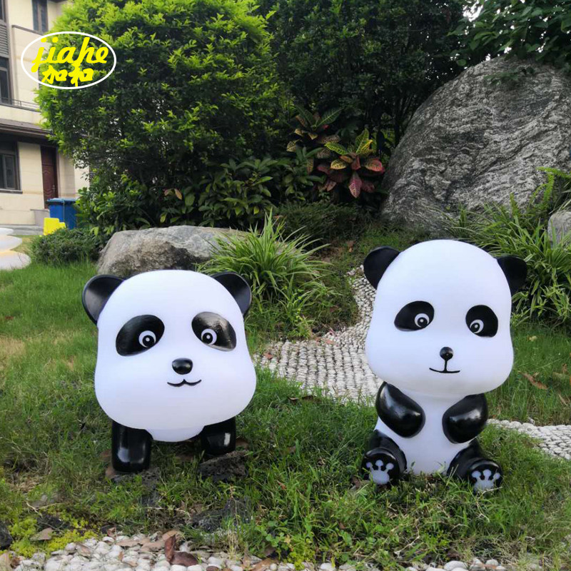 led luminous panda animal shape lamp jade rabbit cow garden lawn light festival outdoor beauty Chen Lianghua decoration