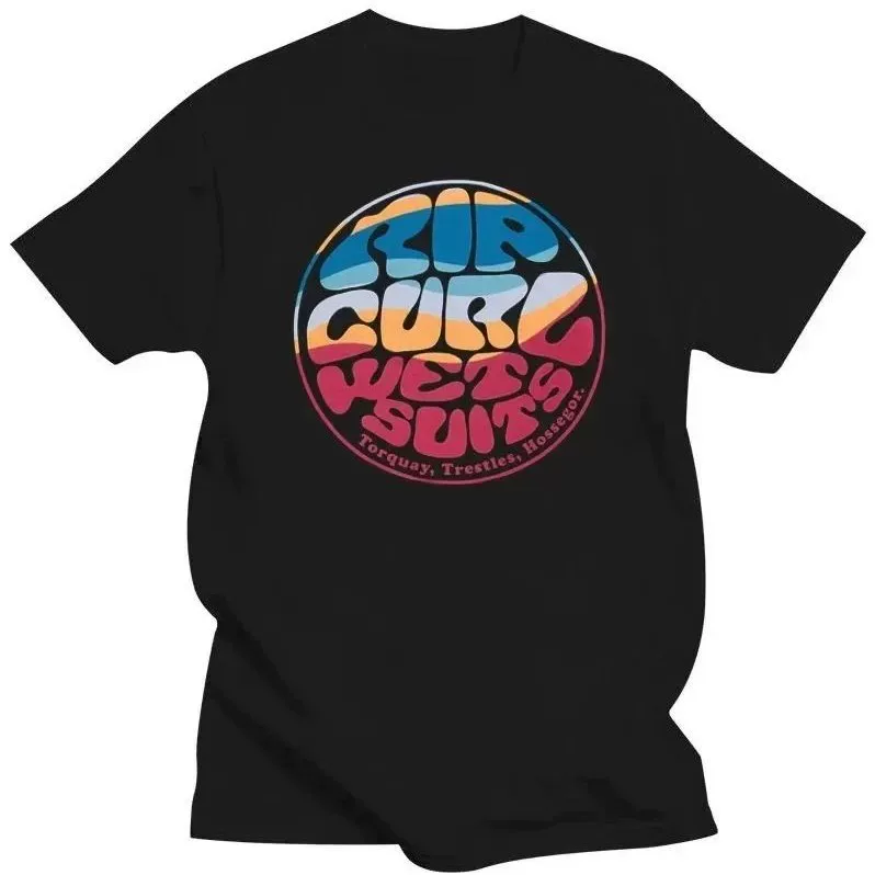 Лето мужчин St футболки RIP curl принт мода хлопок короткий SL