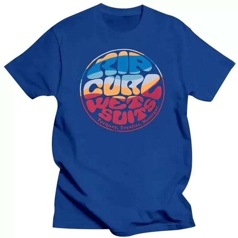 Лето мужчин St футболки RIP curl принт мода хлопок короткий SL