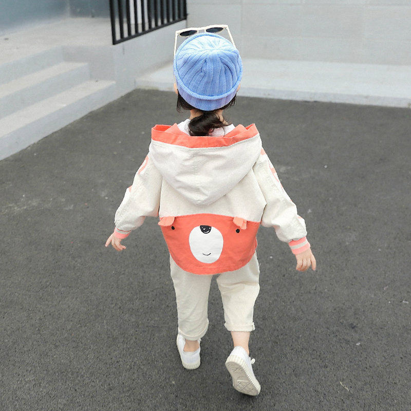 Girl Coats Spring Autumn 2022 New Spring Women's Baby Spring Clothing Trendy Fashion Princess Little Kids Children