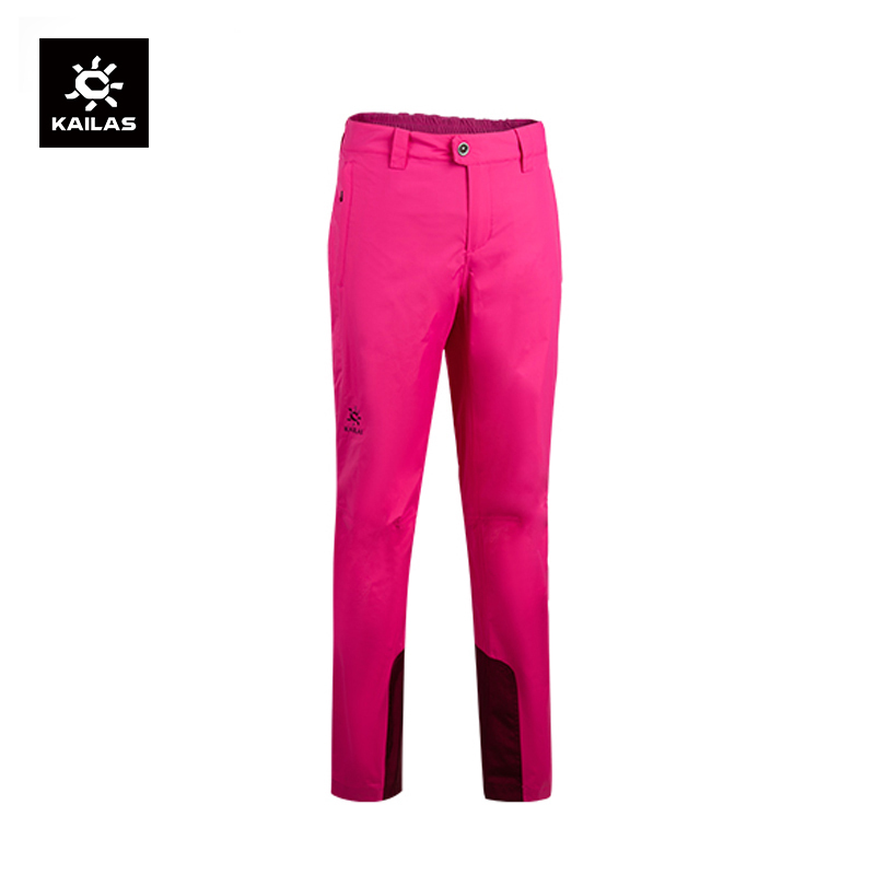 Kailas Outdoor Hiking Two-Layer Waterproof Rain Pants, Softshell Pants, Women's Sports Pants