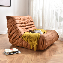 Lazy sofa technology leather togo Caterpillar net red tatami Nordic living room bedroom leisure single recliner