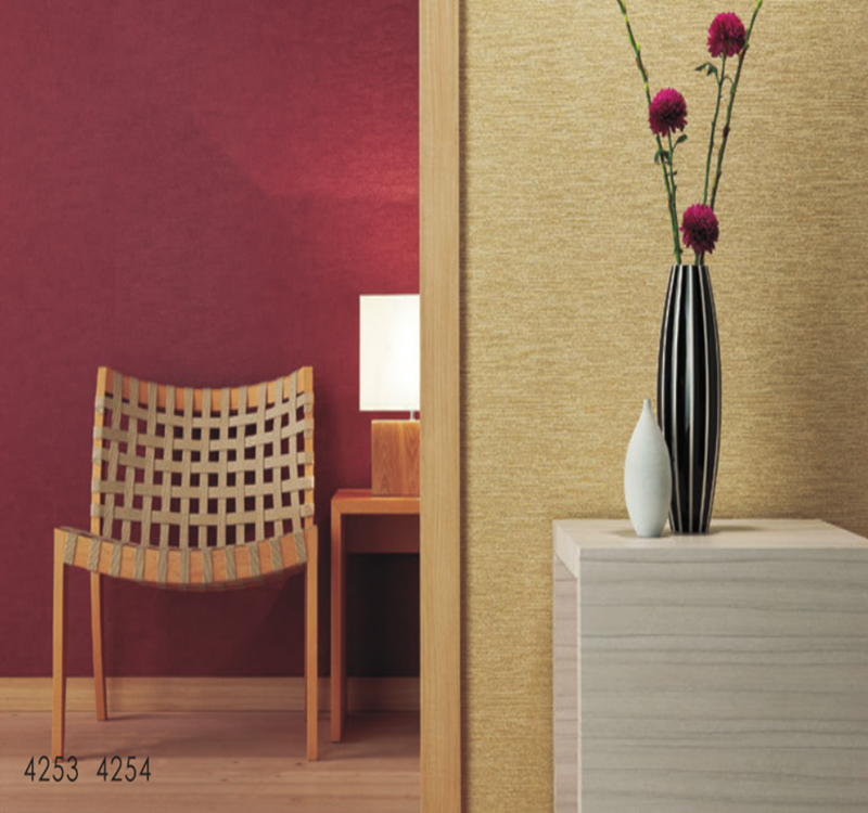 Japan Import Wallpaper New Kowallpaper Wine Red 3D Sand Grain Wallpaper Background Wall Xuan Guan Background Wall SW4253