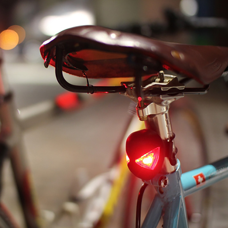 Sinji spider man bicycle tail light mountain bike usb rechargeable bicycle light night night riding tail light LED multicolor