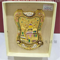 Russian Customs Makeup Mirror Eurostyle Double Sided Makeup Mirror Lady Carry-on Portable Folding Small Mirror Shields Mirror