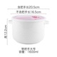 hộp cơm tự nấu Gốm mới dập nổi bát mới ba mảnh dung tích lớn lò vi sóng ăn trưa hộp thực phẩm niêm phong bể chứa - Hộp cơm điện sưởi ấm hộp đựng cơm cắm điện lock&lock