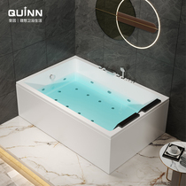 Quinn Acrylic Bathtub Couple Double Jacuzzi Constant Temperature Heating Large Space Japanese Internet Celebrity Bathtub