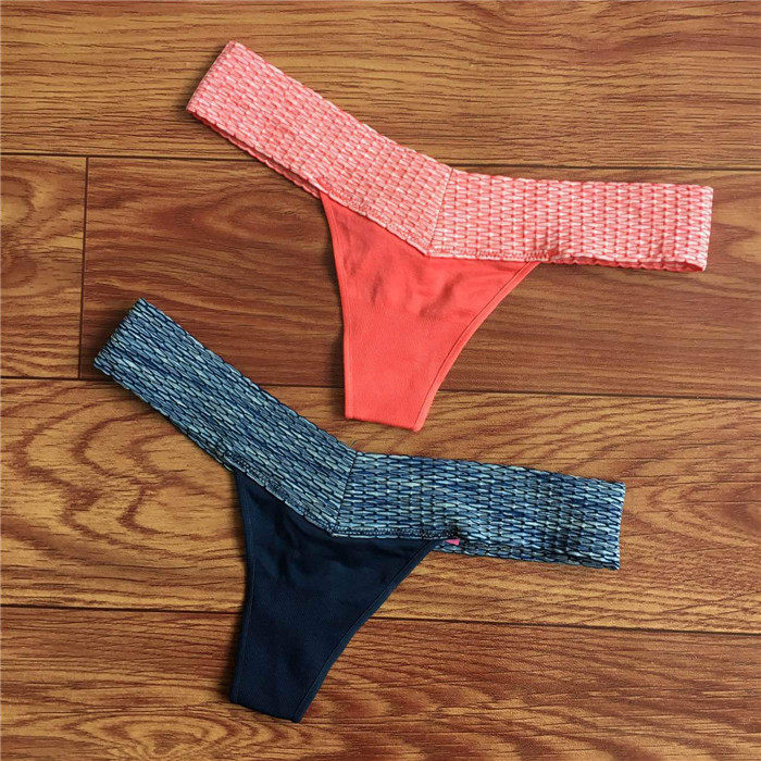 Original single lady thong high elastic pants quick dry breathable sports seamless thong sports fashion sexy underwear