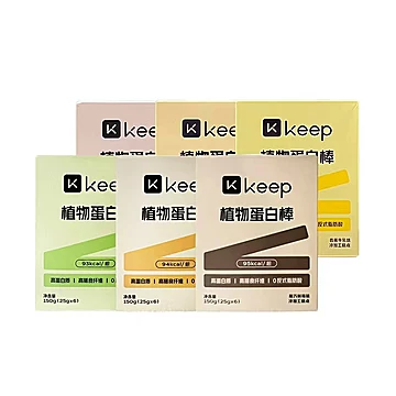 Keep植物蛋白棒0添加蔗糖代餐能量棒