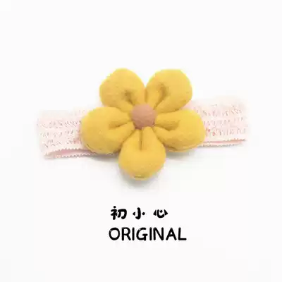 New baby hair band without head Korean female baby full moon princess head flower Infant flower hair accessories 0-3 years old