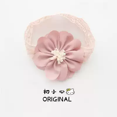 Korea oversized flower baby hair band imported female baby full moon princess hair accessories baby 100 days floral headdress 0-3