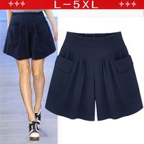 Fat fat mm hot pants Fat man fat black sports shorts women loose quick-drying super shorts pregnant fat sister summer