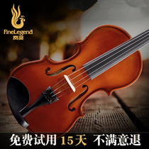 Fengling violin children beginners beginner manual solid wood musical instruments professional grade students adult performance grade