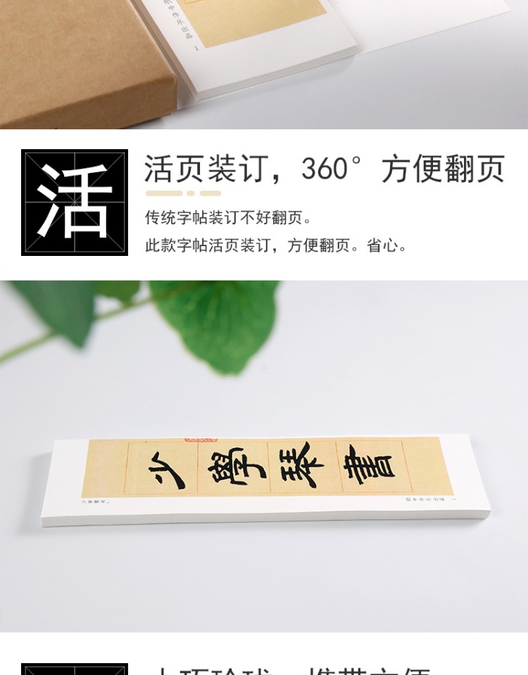 纸中作乐 邓石如少学琴书隶书字帖初学者毛笔书法临摹字帖字卡教程 入门近距离书法临摹字帖