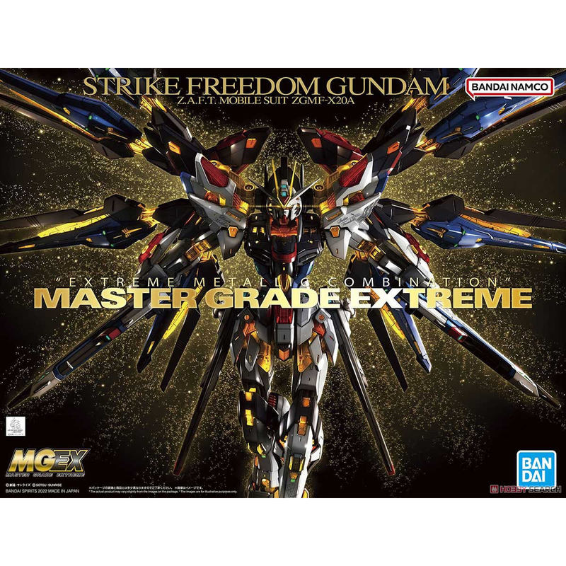 Bandai Model Mgex 1/100 Zgmf-X20A Strike Freedom Gundam