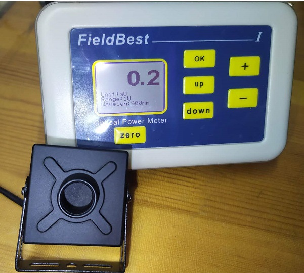 Laser power meter Full wavelength High accuracy 0.1mW2W range 0.1mW