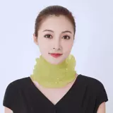 Кружевной шарф-платок, тонкий шарф, летняя вуаль, с защитой шеи, защита от солнца