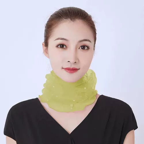 Кружевной шарф-платок, тонкий шарф, летняя вуаль, с защитой шеи, защита от солнца