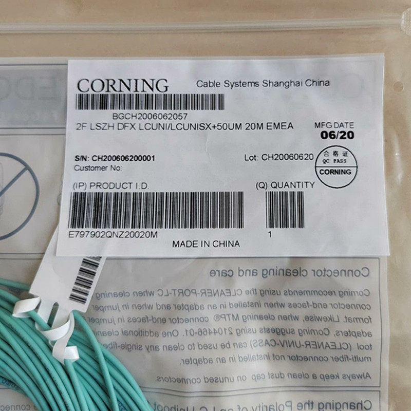 正品进口美国康宁LC-LC OM3/OM4万兆双芯光纤线:高速传输的秘密武器!🚀-光纤跳线-淘宝好物网