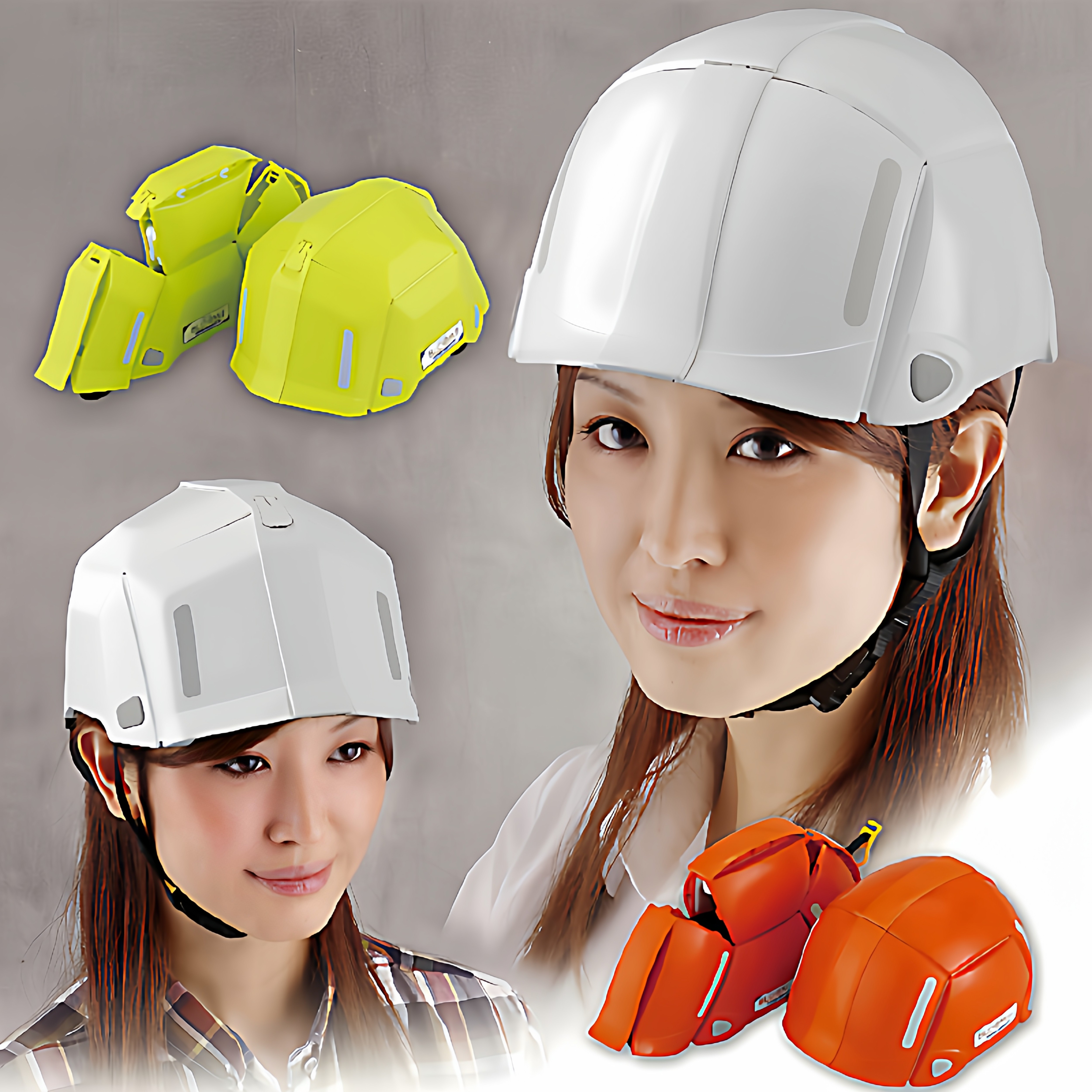Imported BLOOM2 safety helmet from Japan, thickened folding construction helmet, adjustable high-str