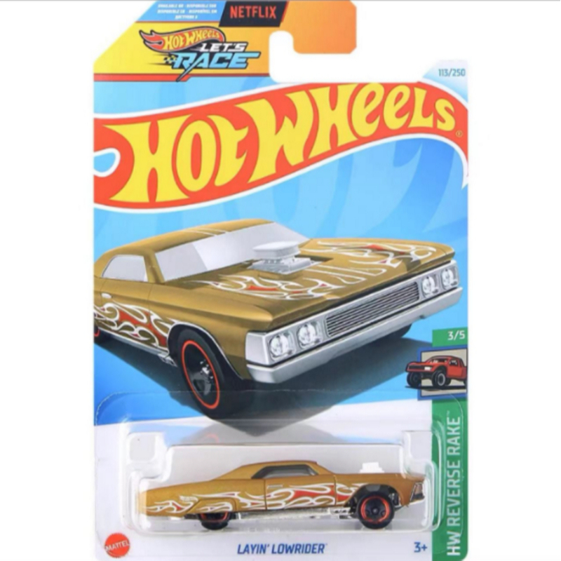 Hot Wheels Jumping Car Layin Lowrider Alloy Car Model