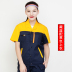 Worksuit phù hợp với nam giới mùa hè ngắn tay hơi sửa chữa quần áo mỏng dài tay nhà máy kỹ thuật hội thảo mặc bảo hộ lao động nửa tay áo quần áo bảo hộ lao động 