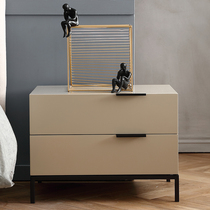 Italian Minimalist Bed Head Cabinet Modern Minimalist Light Extravagant Bedside Small Cabinet Nordic Bedroom Lockers Designer Creativity