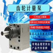 Foam rubber machine gear pump) Precision foam rubber machine metering pump) Glue filling machine metering pump) Wear-resistant gear pump