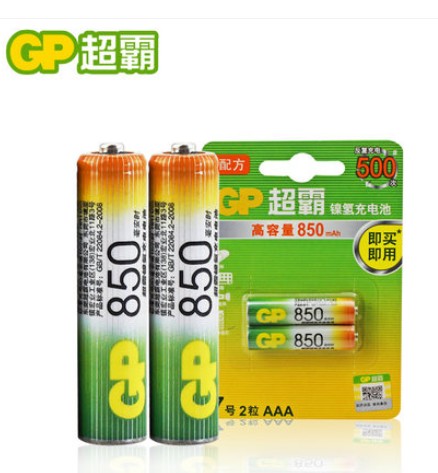 GP Superpower rechargeable battery 850 mAh battery Supercharged rechargeable battery 7 Number of batteries 7 Rechargeable Batteries 2 Festival