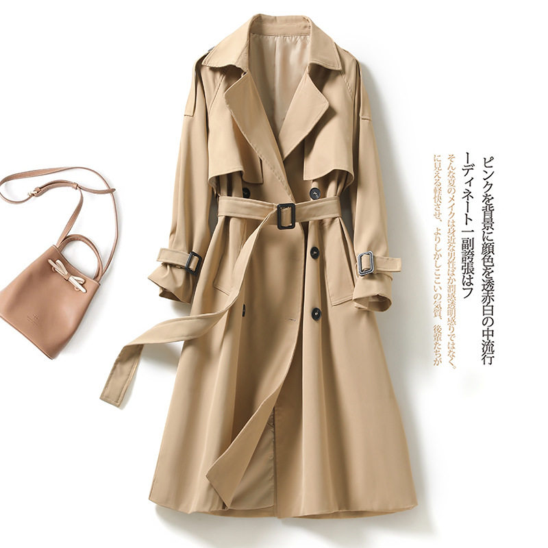 Withdrawal Cabinet Foreign Trade Original Single Cut Mark European and American Export Yu Shan Tail Goods Spring Card with long version of jacket in its color windsuit