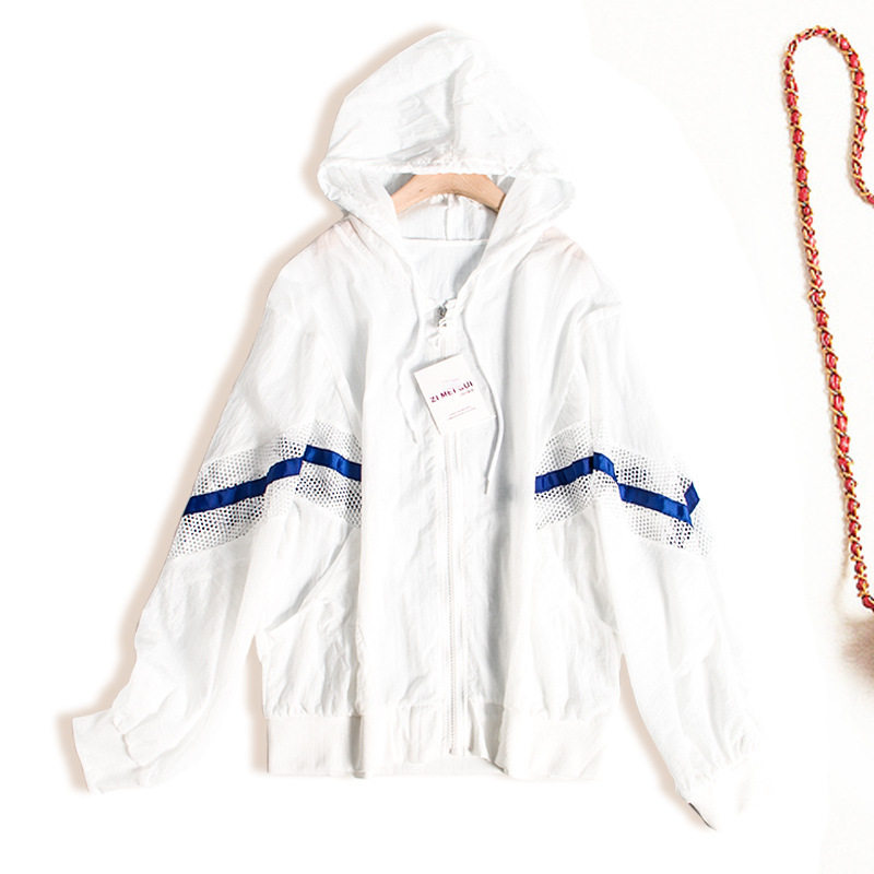 Foreign Trade Raw Single Light Extravaganza Export France Rest Single Cut Mark Tailstock Withdrawal Cabinet Discount Women's Sunscreen Clothing Jacket