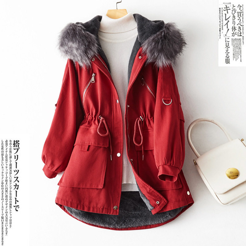 Mall Withdrawal Cabinet Withdrawal of European and American Cut Label Grand Card Export Foreign Trade Original Single Discount Winter Clothing Gross cotton Cotton Clothing Thickened Cotton Clothing